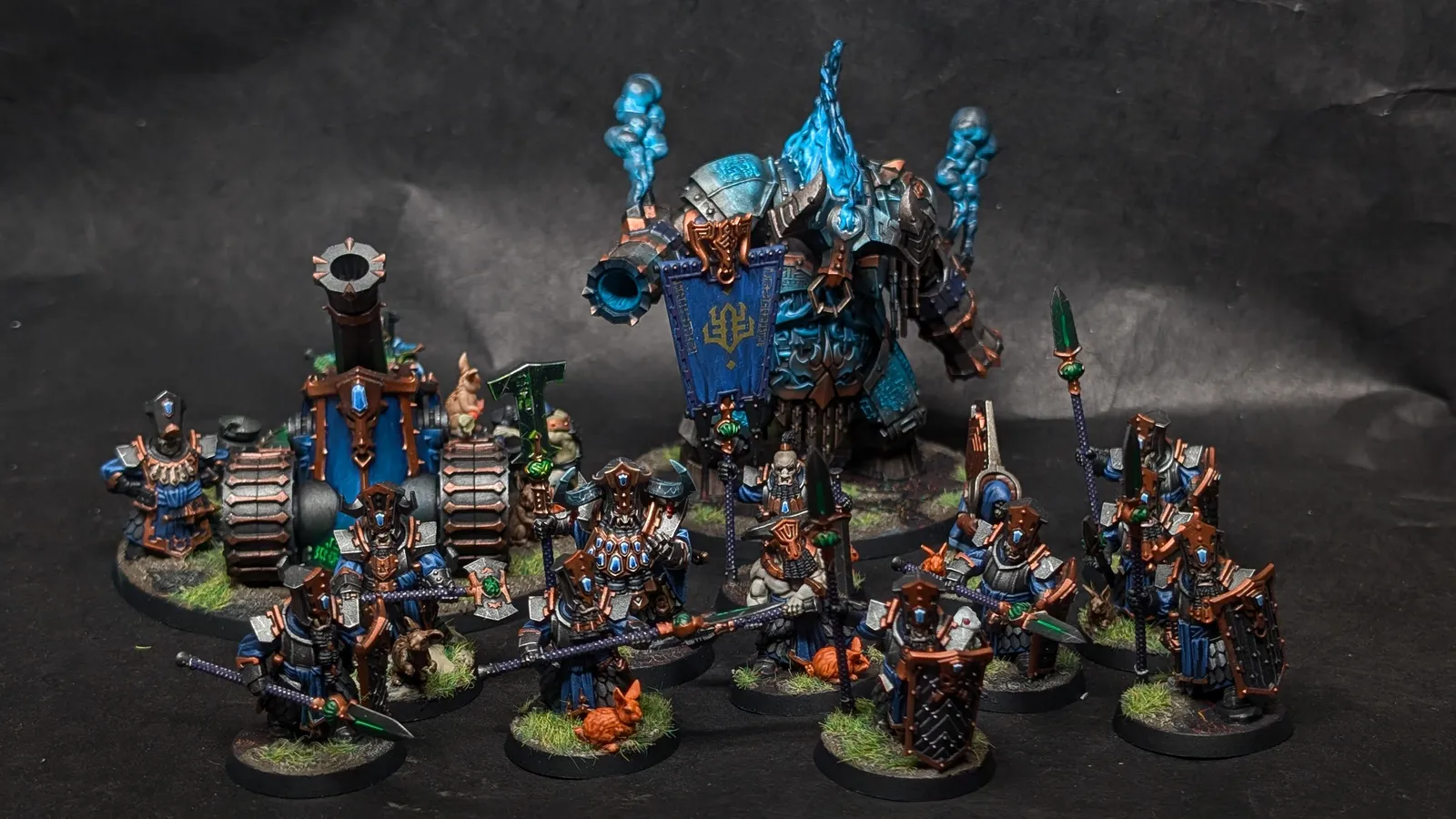 Armée Aeldari peinte par Fifty Minis Studio